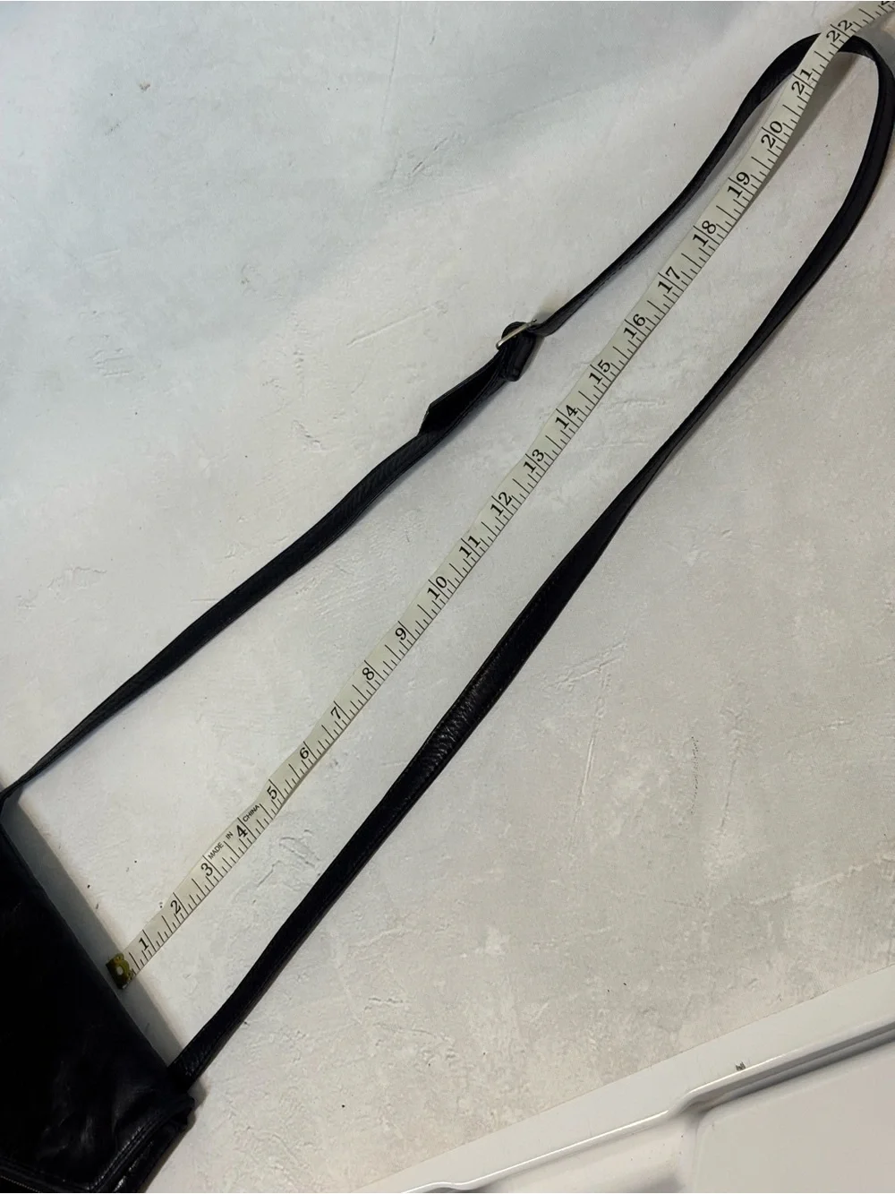 Hobo Classic Black Leather Crossbody Bag - Fall, Minimal, quality, luxe